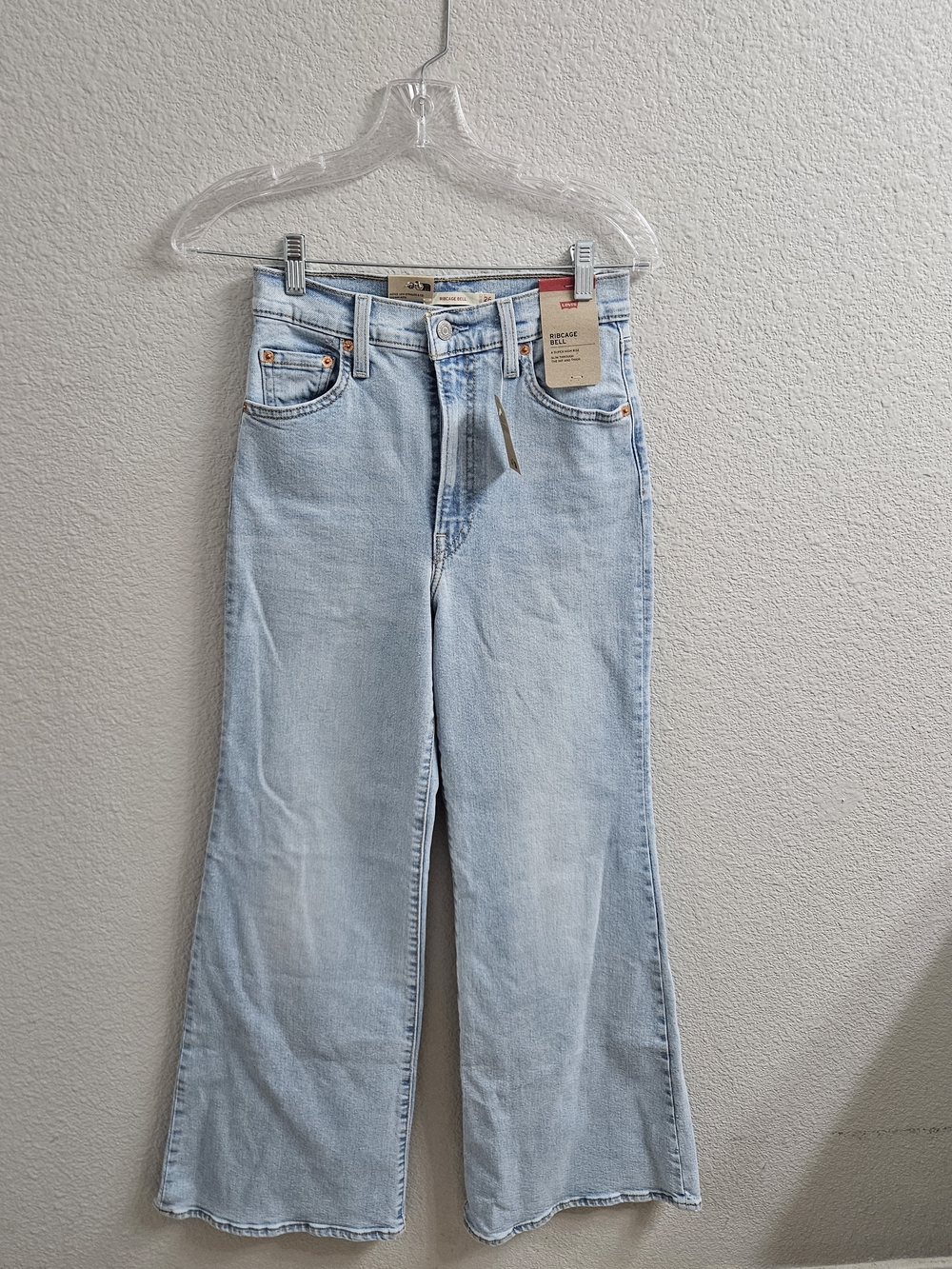 Levi's Ribcage Bell Women's Wide Leg Jeans Waist 26